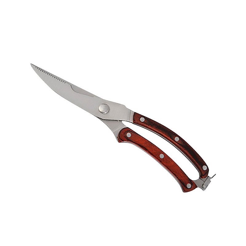 木製の柄の骨切り鋏