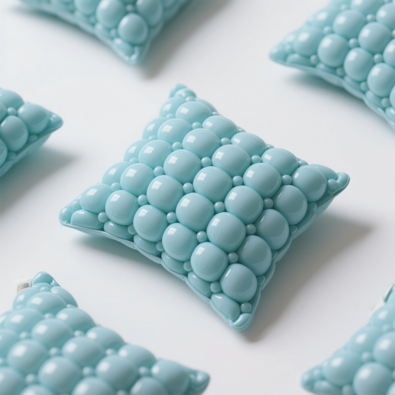 Coussin haricot glacé dans une chambre d'enfant