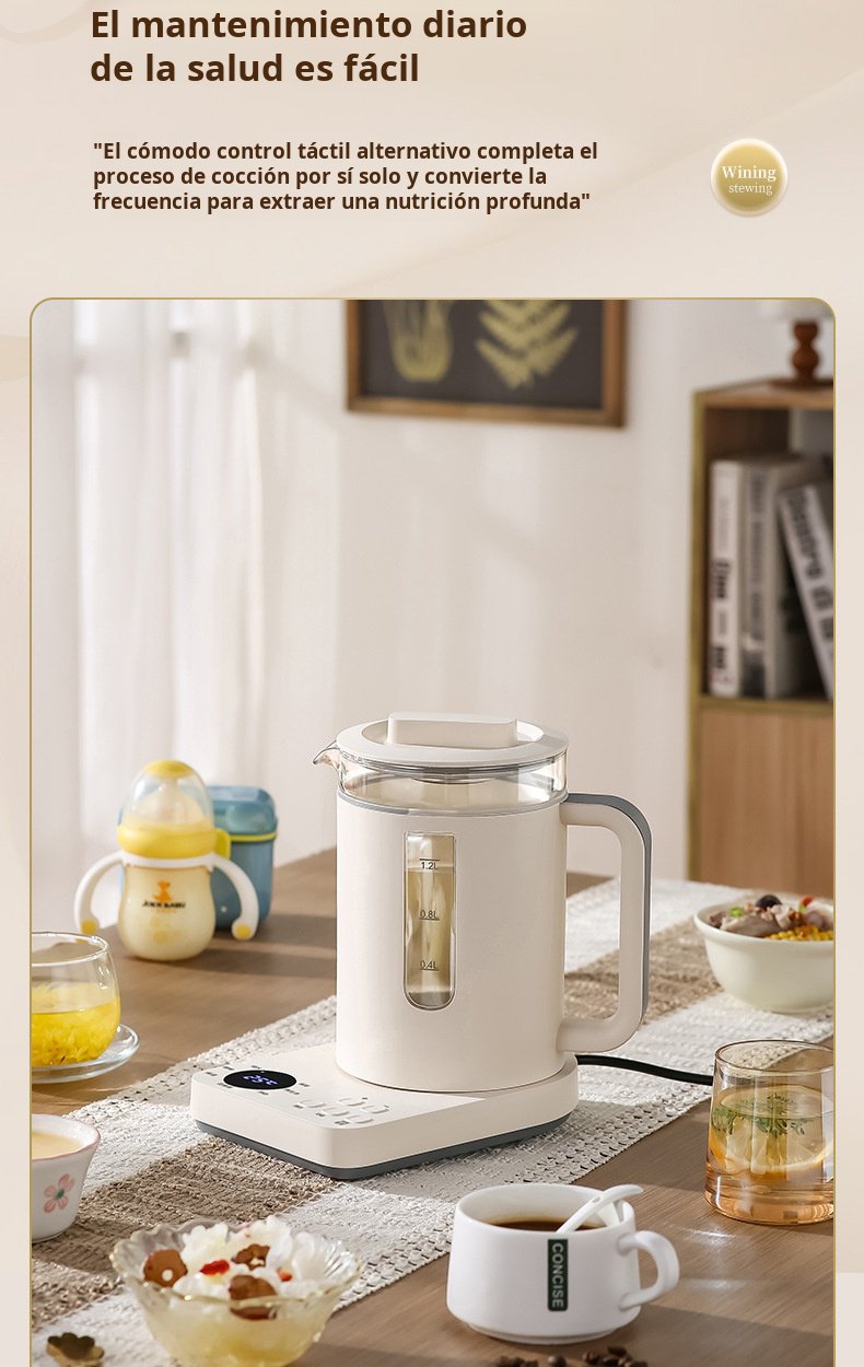Hervidor multifunción para preparar infusiones y bebidas calientes