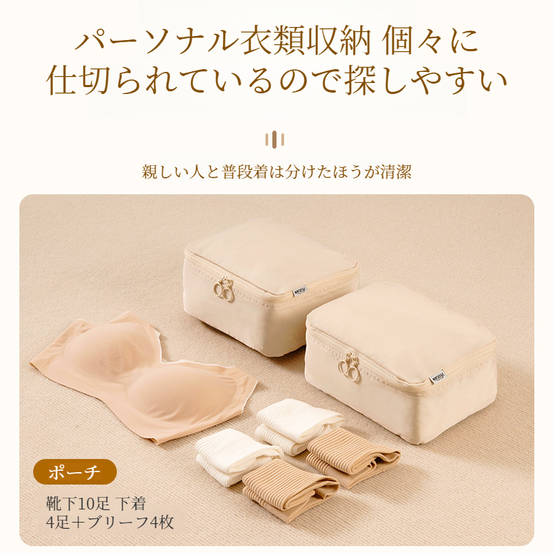 エスプレッソ・トラベル・オーガナイザー・セット ランジェリーポケット 圧縮衣類袋 出張時の必需品収納バッグ