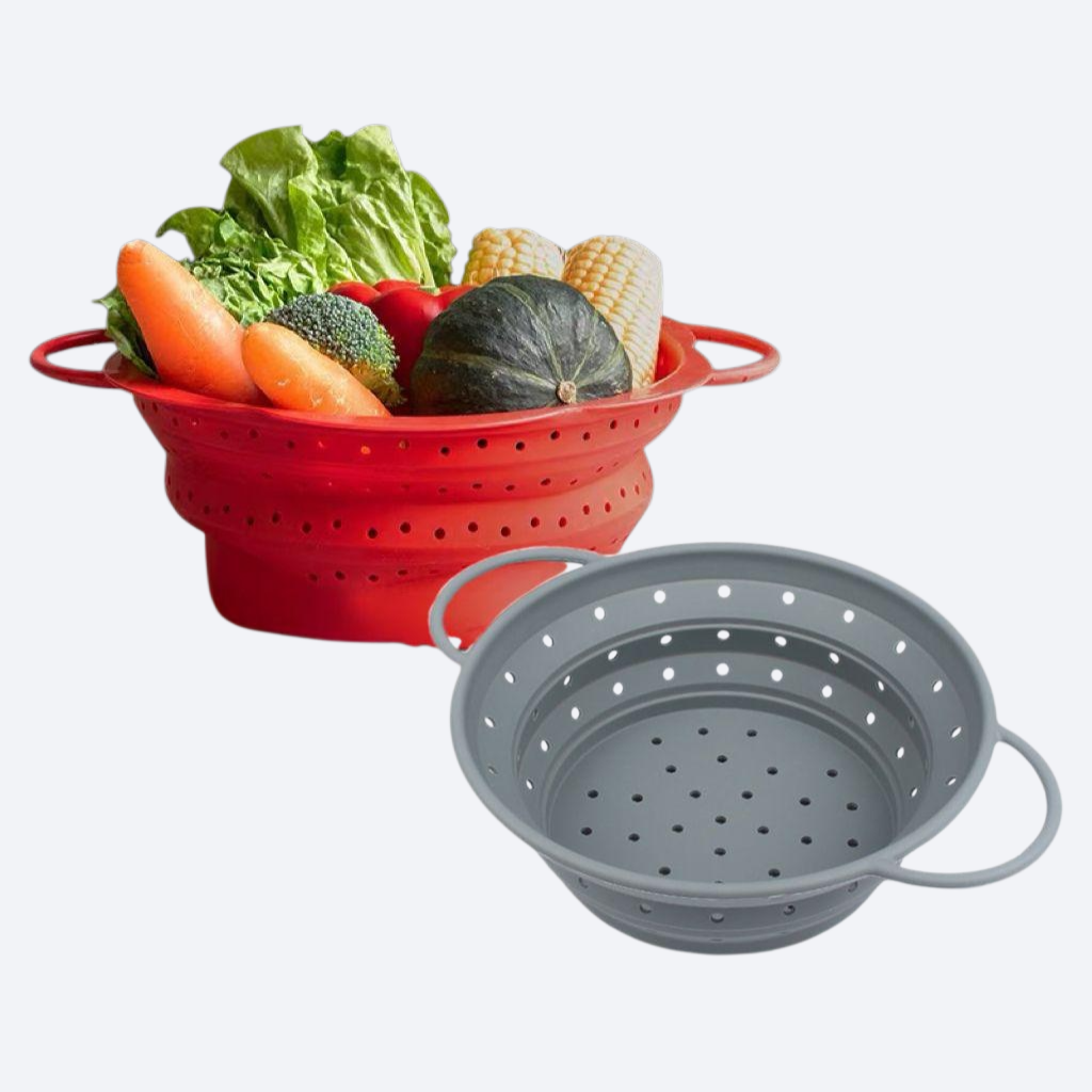 食品グレードシリカゲル折りたたみ式キッチン洗いかご