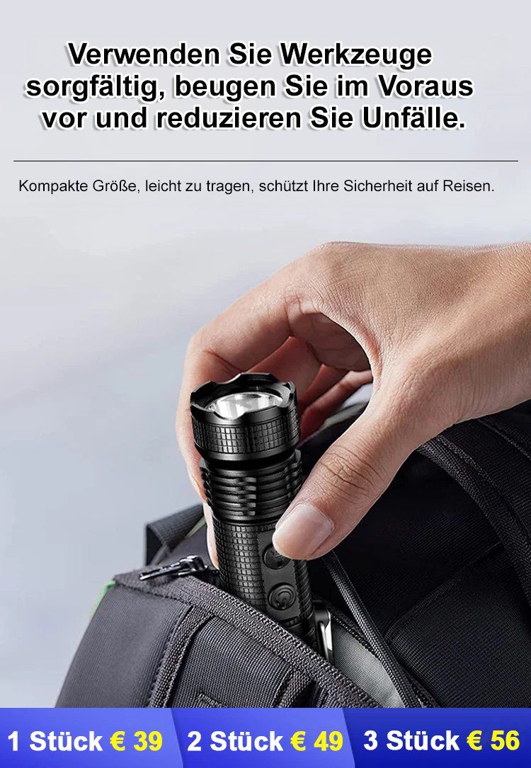 【Selbstverteidigungswerkzeug】Selbstverteidigungstaschenlampe