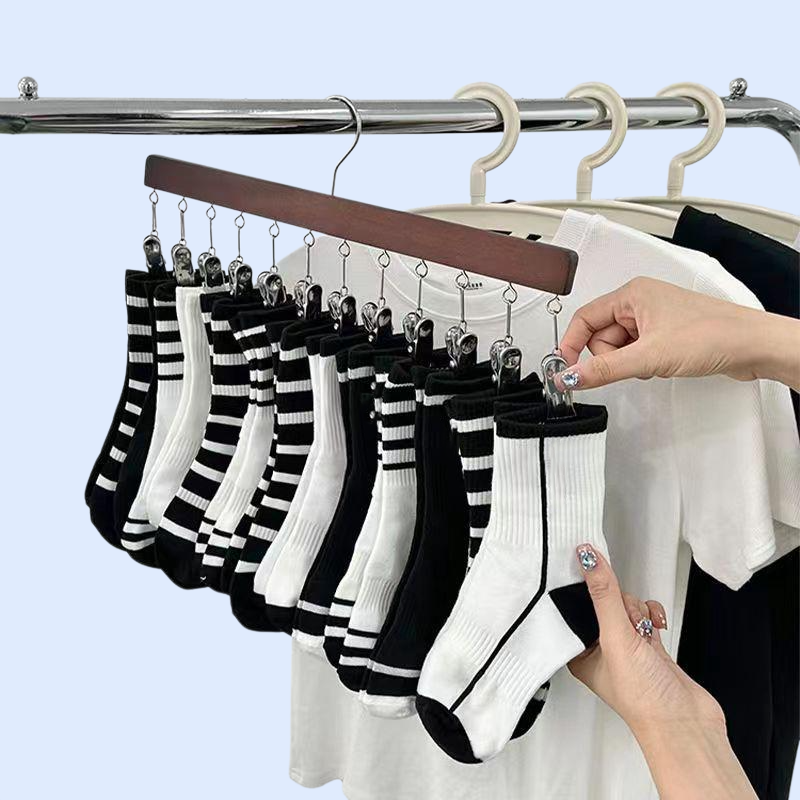 ステンレス木製物干しラック