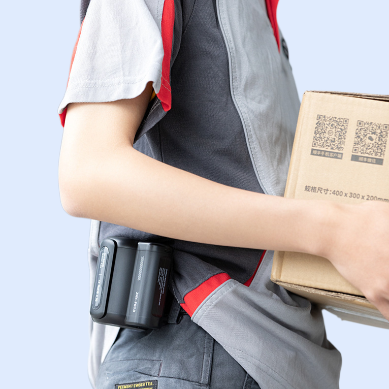 新しいF013屋外腰掛けファン、強力な風力ポータブルファンUSB充電ファン、建設現場ポータブル小型ファン、冷却エアコンファン