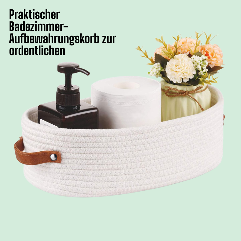 Badezimmer-Aufbewahrungskorb, Aufbewahrungskorb, Aufbewahrungskorb