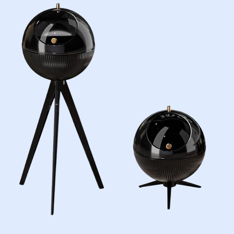  ถังขยะทรงสูงสำหรับห้องนั่งเล่น บ้านหรู ห้องนอน ห้องครัว พร้อมชั้นวางและความจุใหญ่ ไม่ต้องก้ม