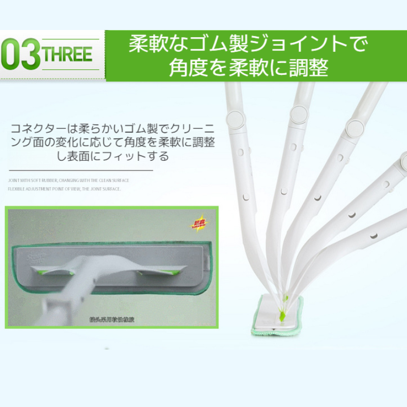 ガラスクリーナー トリプルアクションウィンドークリーナー 高輝度フルスクラブドア 窓ガラスクリーナー