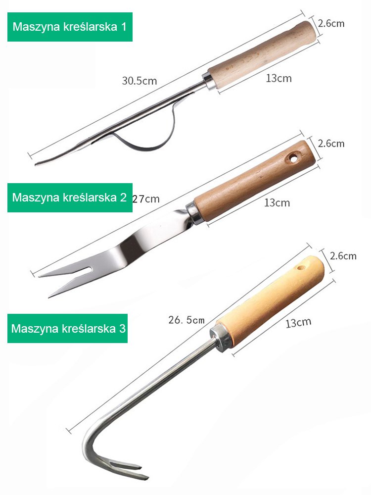 Wielofunkcyjny wyrywacz chwastów ze stali nierdzewnej