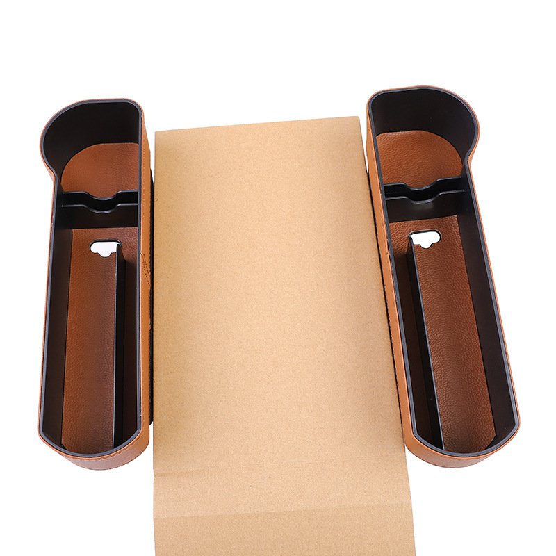 カーシート隙間収納ボックス   車用収納用、シート隙間に入れる、大容量、装着簡単、充電穴付き