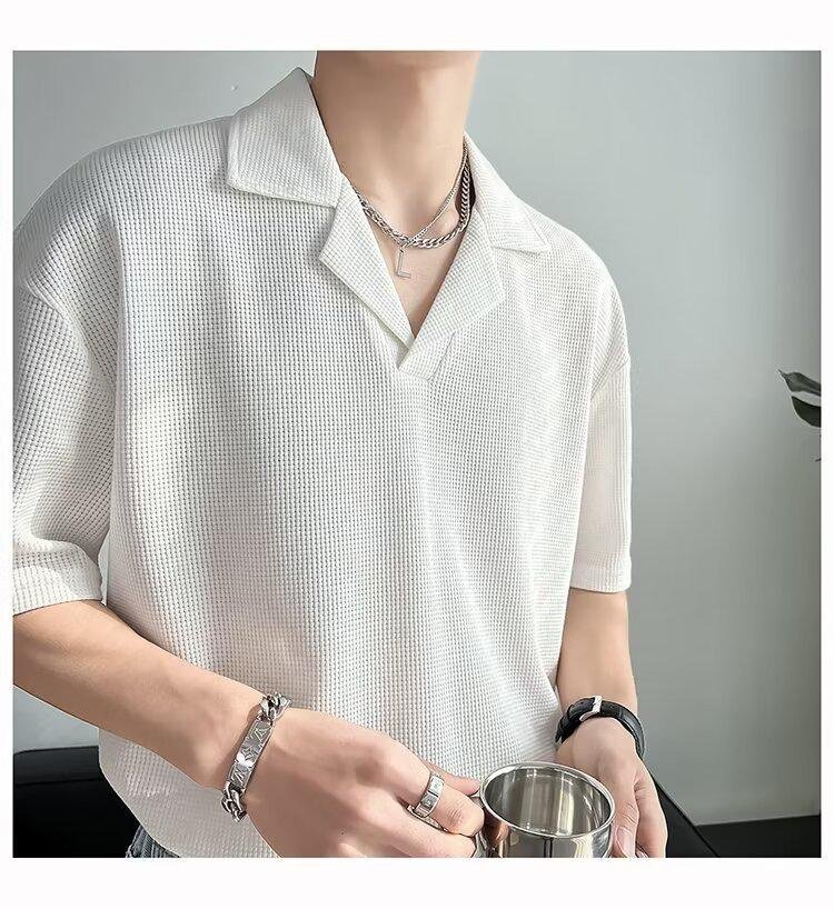 남자 아이스 반팔티셔츠 착용컷