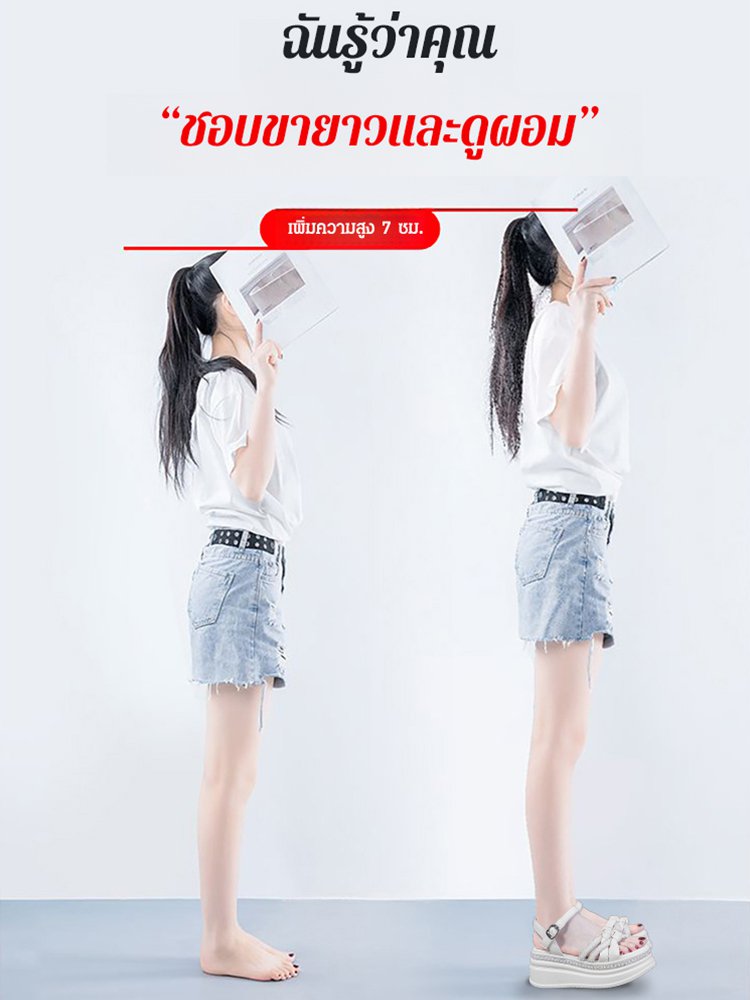 รองเท้าแตะโรมันเพิ่มความสูง