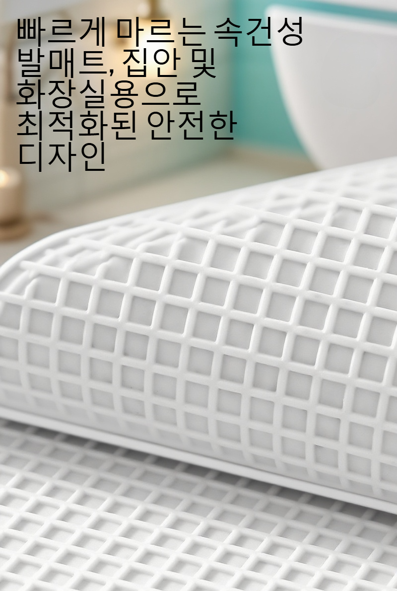 욕실에서 사용 가능한 안전한 발 패드