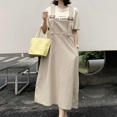 キャミワンピタンクワンピ 無地 ゆったり カジュアル マキシ丈 Aライン きれいめ