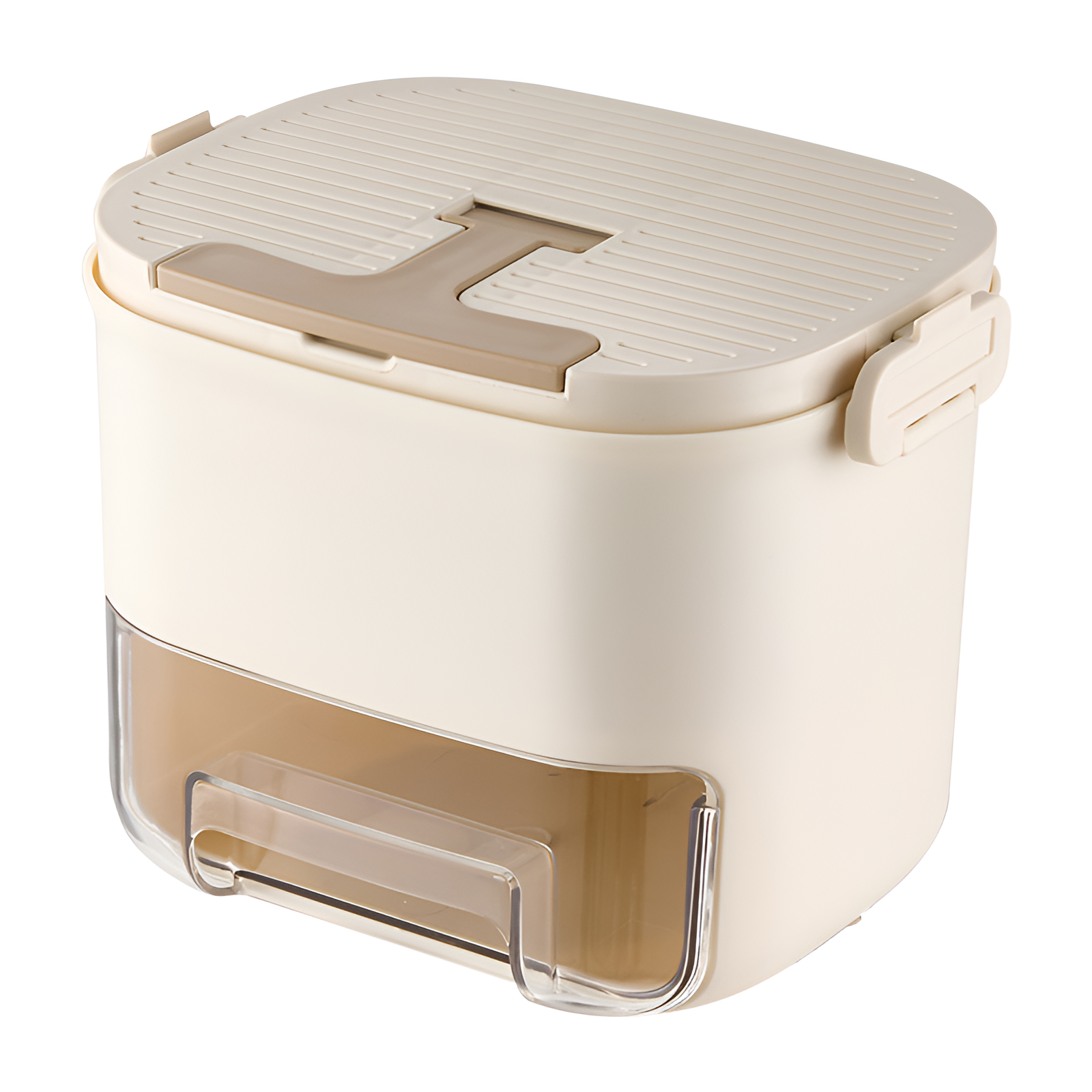 Plastová forma na led s lisovacím uzávěrem