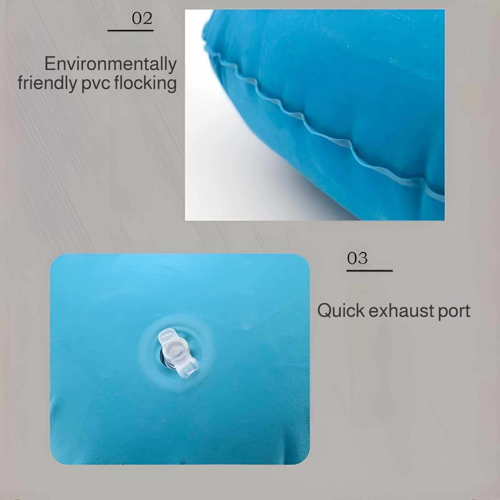 Foldable Portable Inflatable Pillow