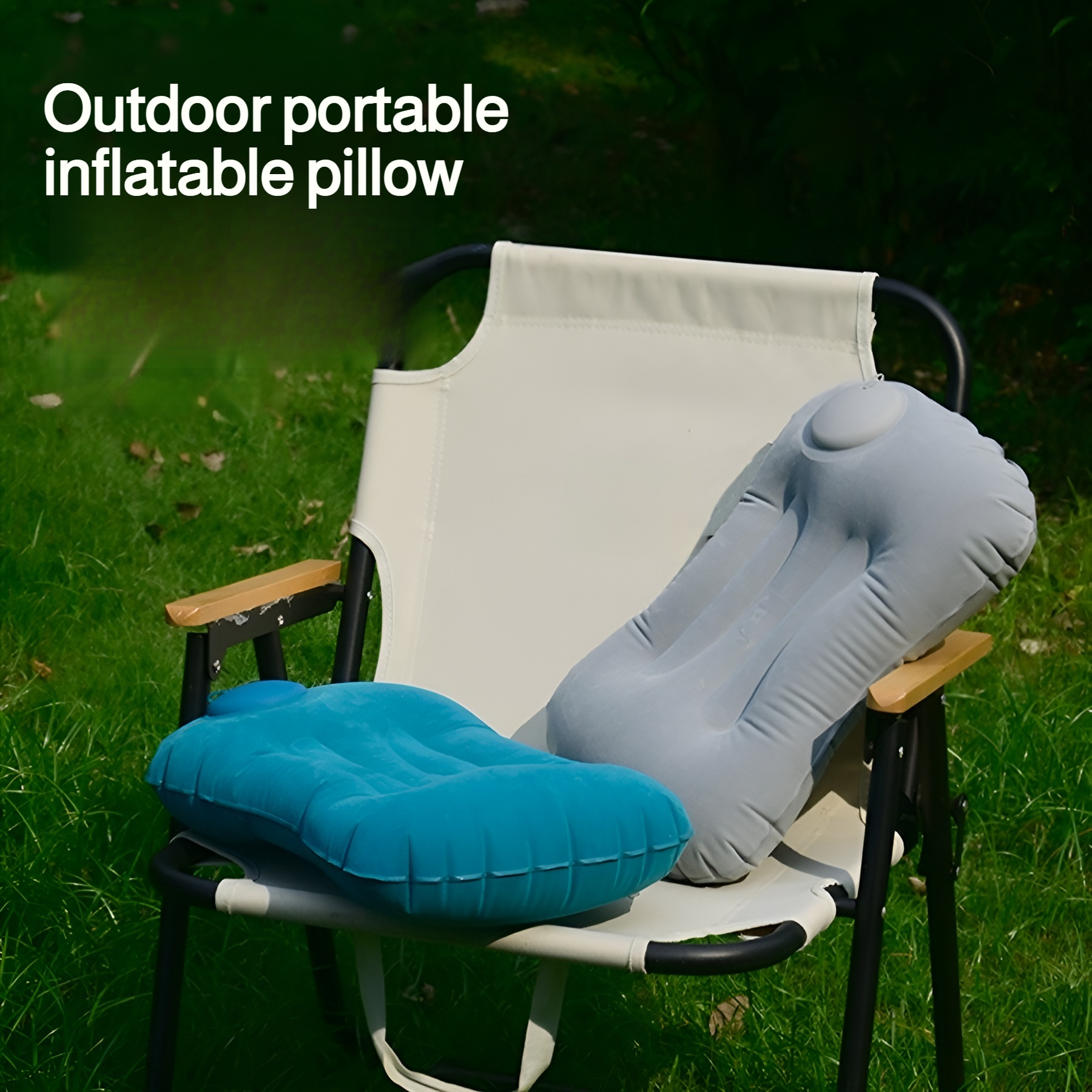 Foldable Portable Inflatable Pillow