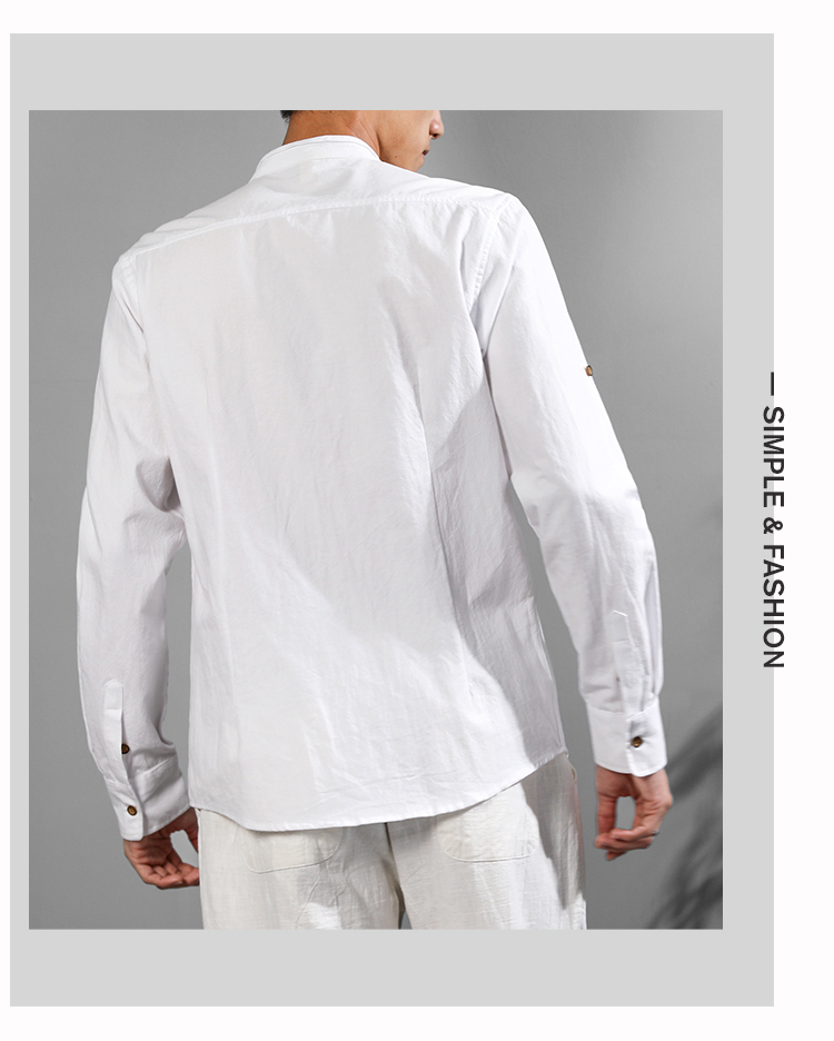 차이나 셔츠와 함께한 남성 패션 코디