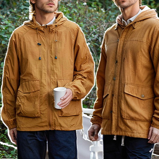 カップル日焼け止め作業服フード付きパンチングジャケット 軽量長袖スキンスーツ スポーツアウトドア夏の日焼け止め夏のアウトドア用品