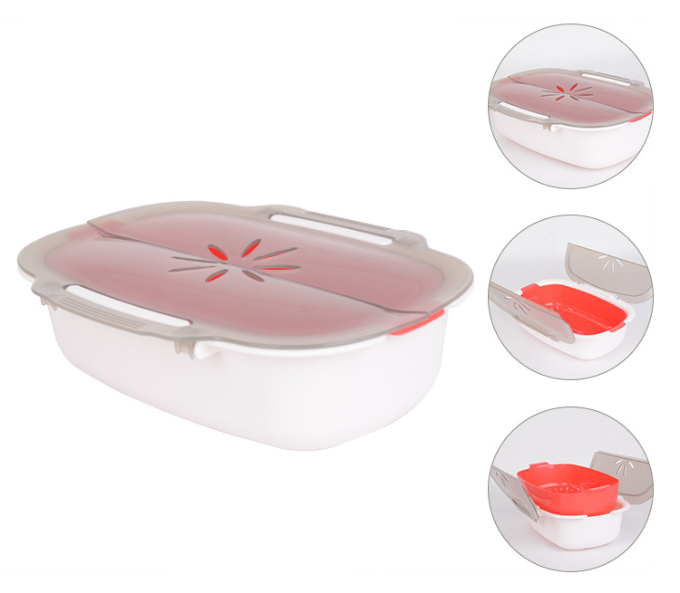 ヘルシーな野菜蒸し料理を作る蒸し器