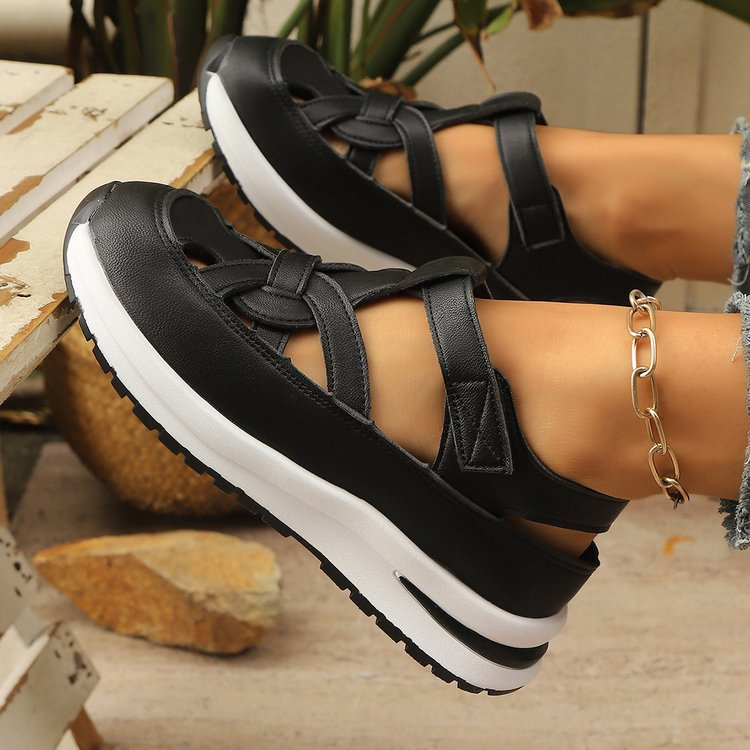 편안한 착화감의 통굽 샌들 디테일