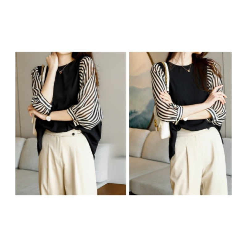 レディース ラウンドネック ゆったり 半袖 夏 半袖トップス ラウンドネックルーズ半袖レディースシャツ