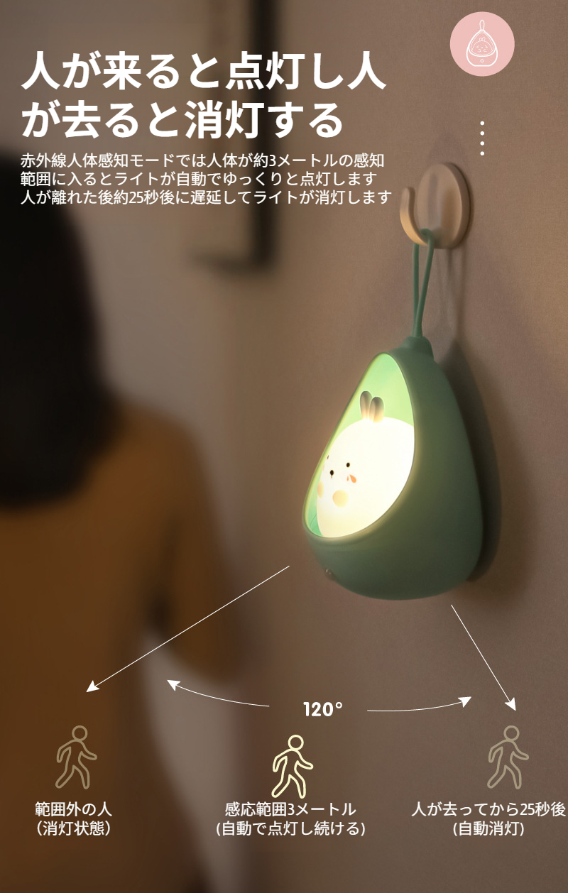 USB充電式シリコンライト 柔らかい光