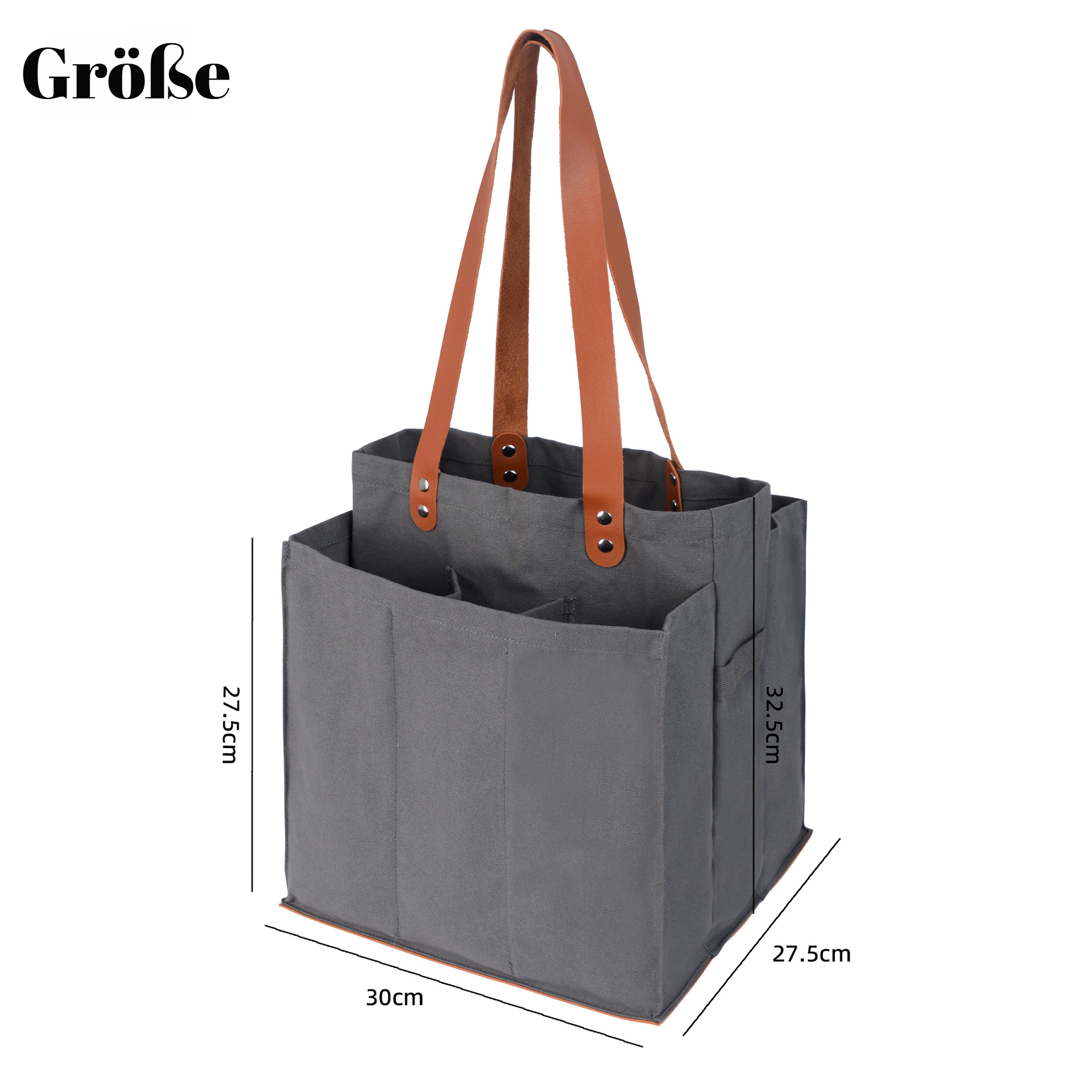 Umweltfreundliche Einkaufstasche große Kapazität Supermarkt Canvas Einkaufstasche multifunktionale A