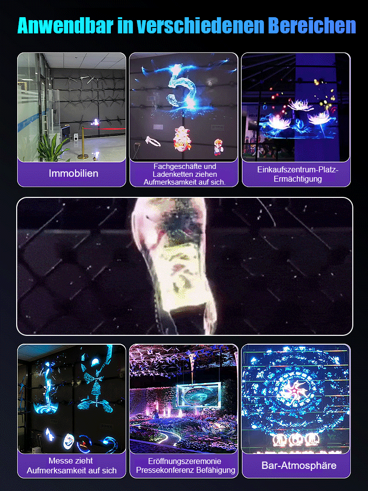 3D-Stereoprojektor mit bloßem Auge