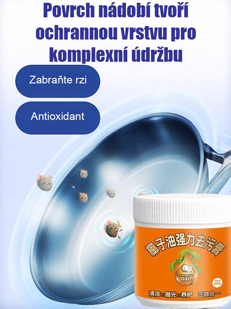 Kokosový olej silný odstraňovač skvrn