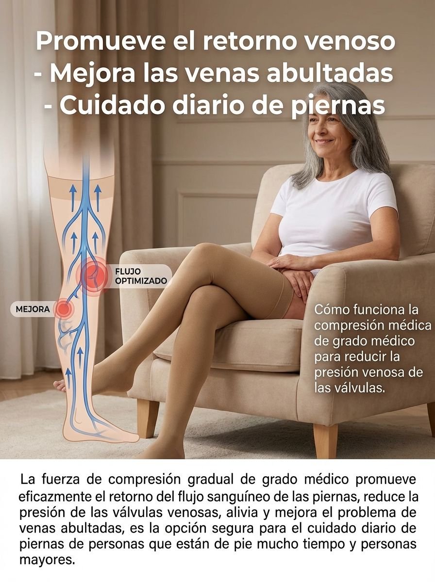 Medias de compresión para muslos