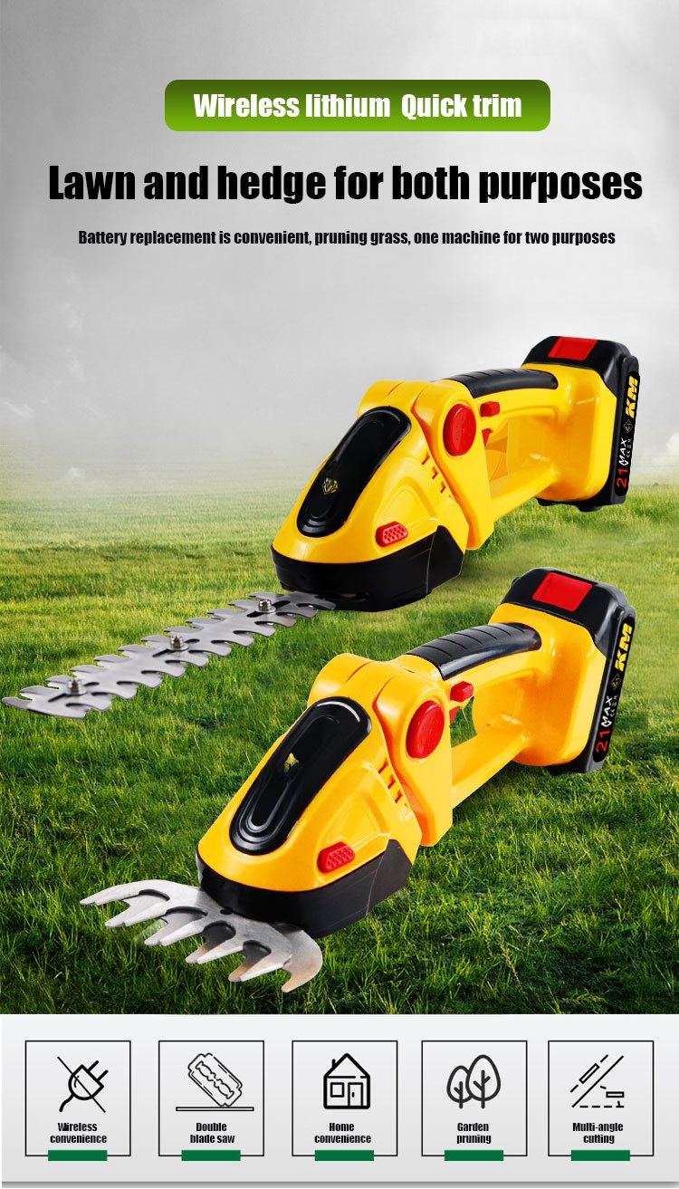 Tragbare elektrische Gartenschere mit Lithium-Batterie für den Haushalt