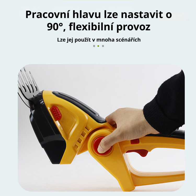 Ruční bezdrátové nabíjecí nůžky na živý plot, elektrické zahradní nůžky