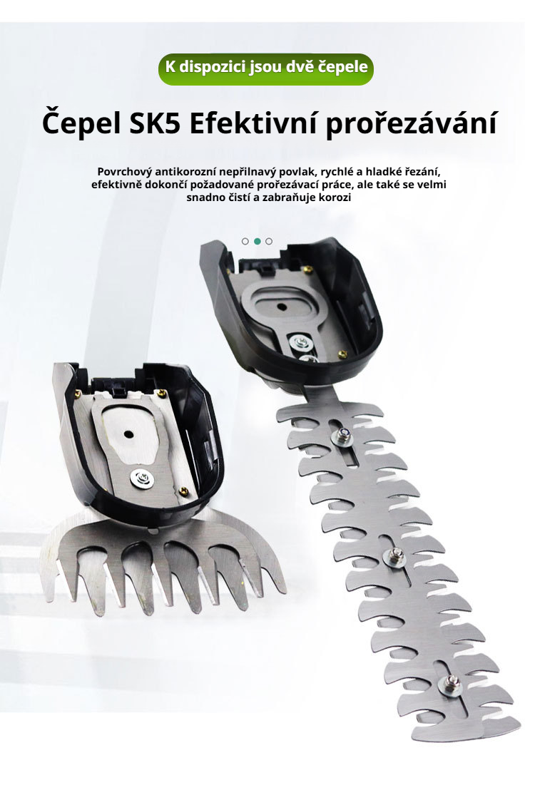 Lehké a ergonomické nůžky na živý plot