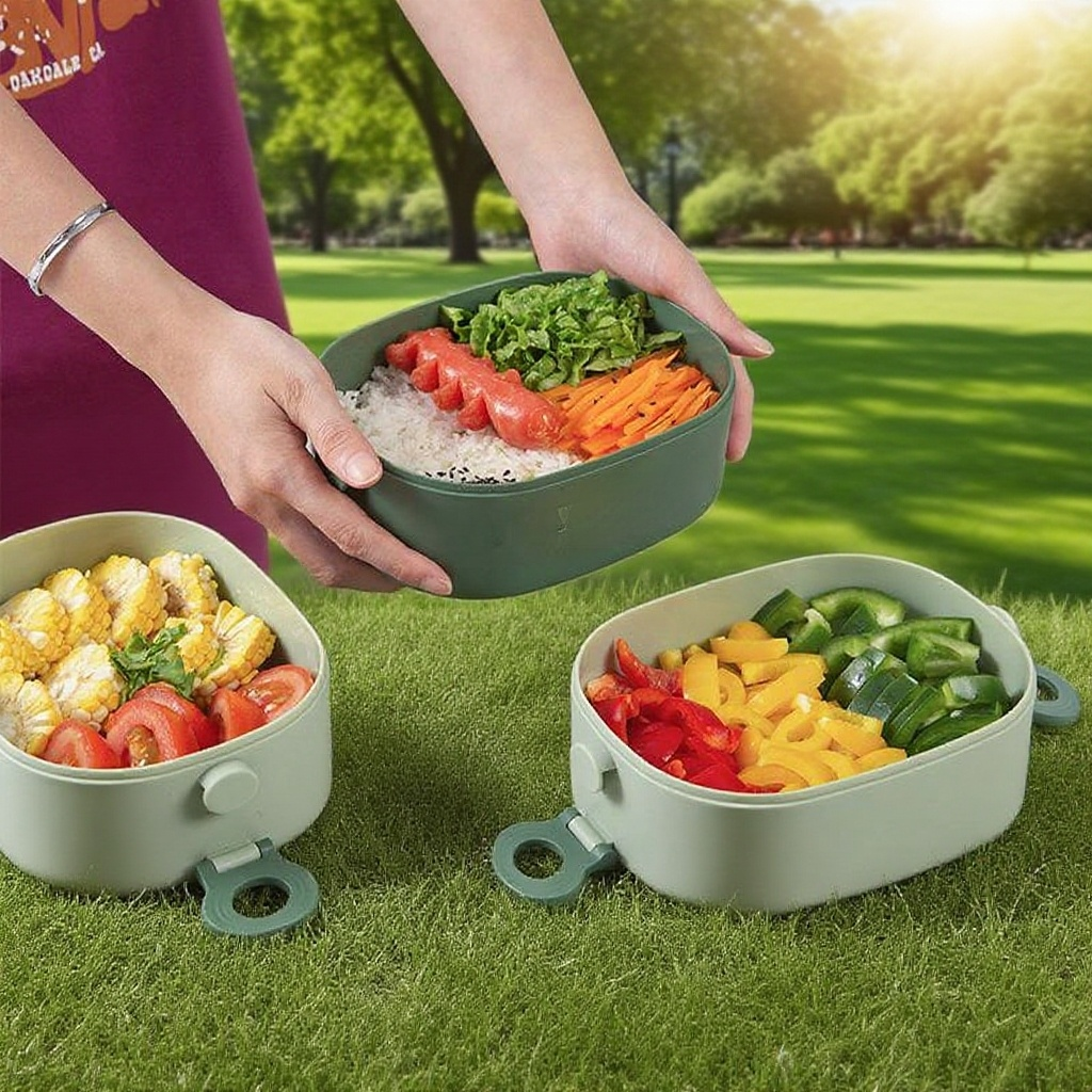 大容量多層手提便當盒