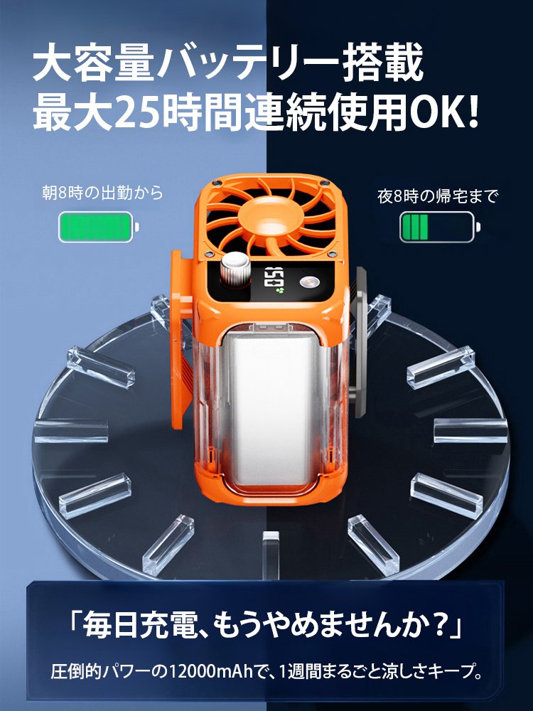 多機能腰がけファン