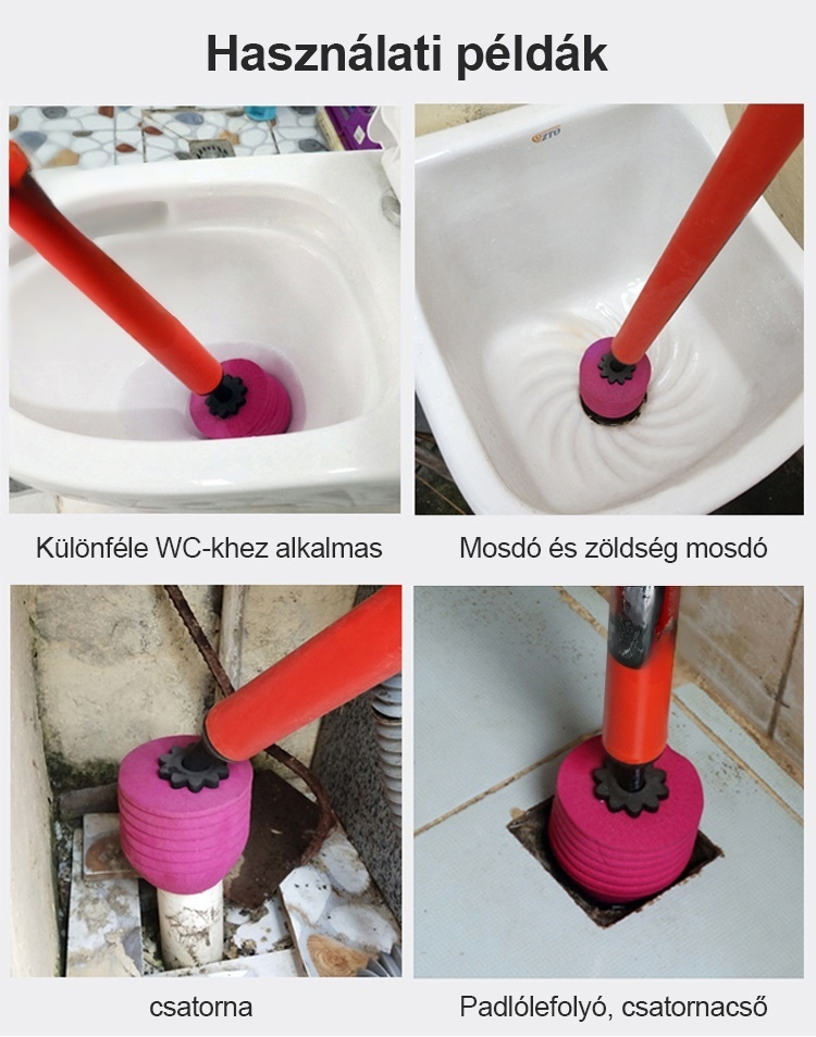 Egy ágyú WC -csővezeték kotrási eszköz