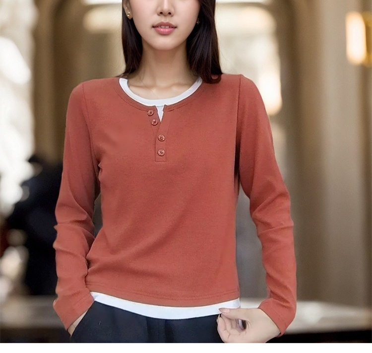 レイヤード風トップス