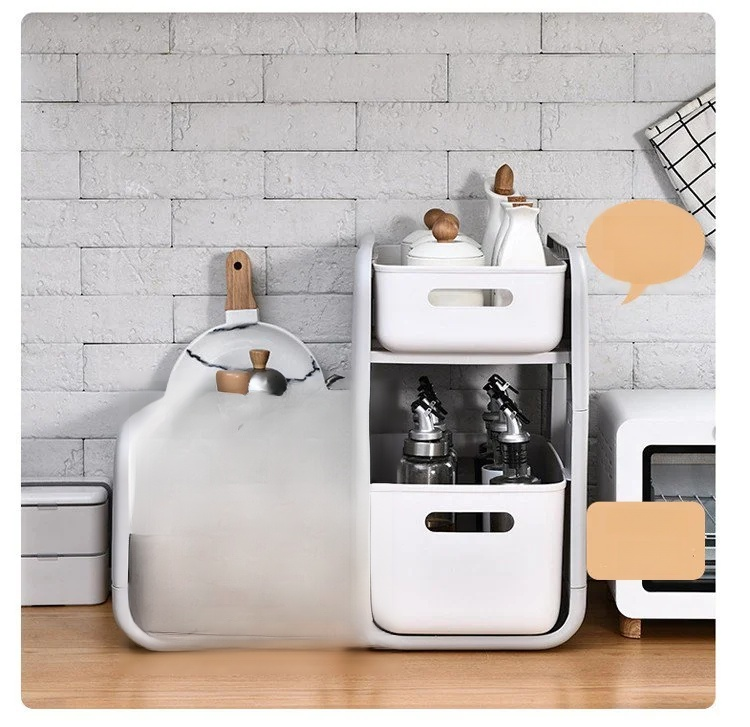 Organizer podłogowy z wieloma półkami do biura