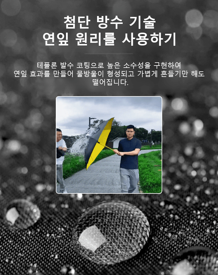 [10급 태풍에 강함] 다기능 청우겸용 우산