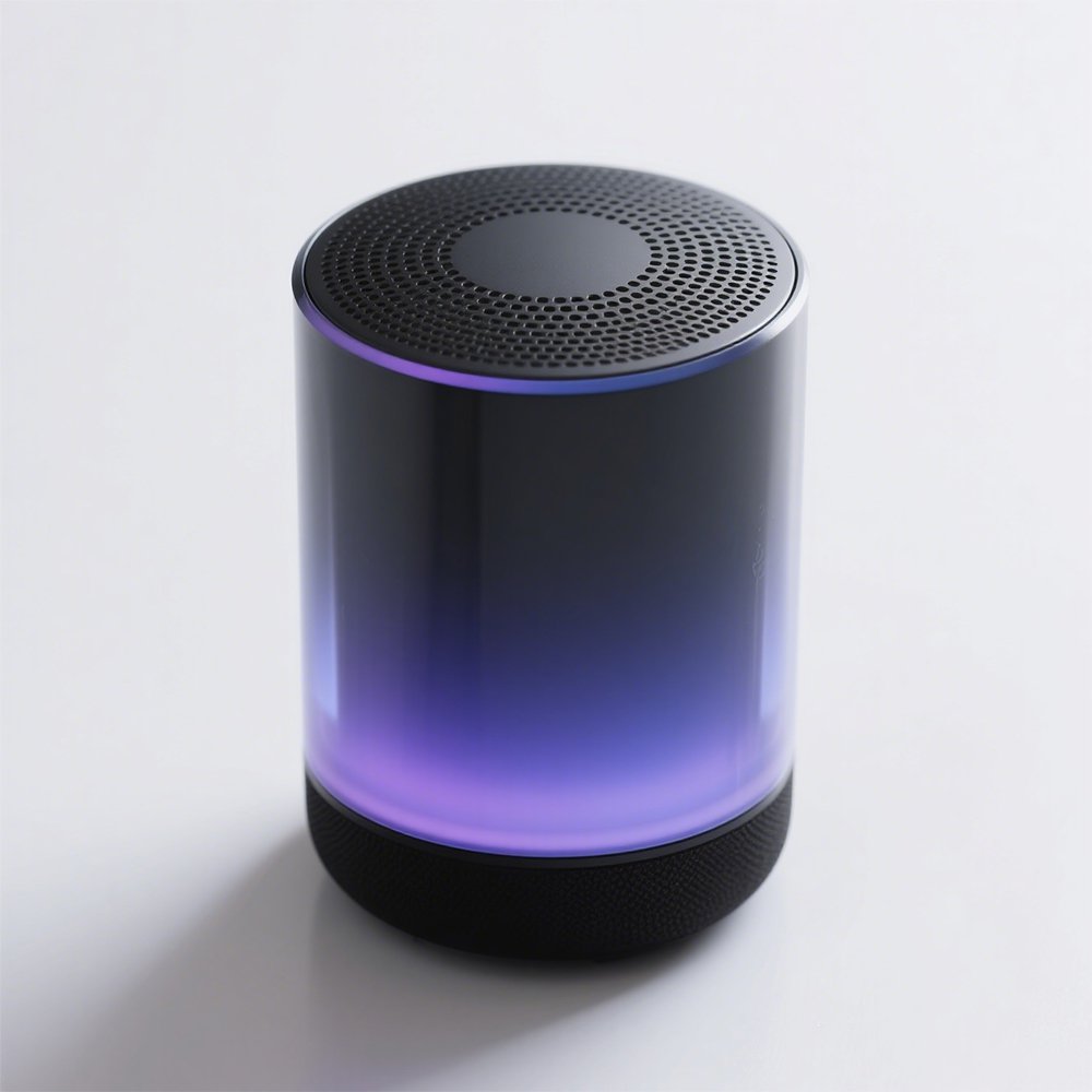 Blinkender Kristalllautsprecher