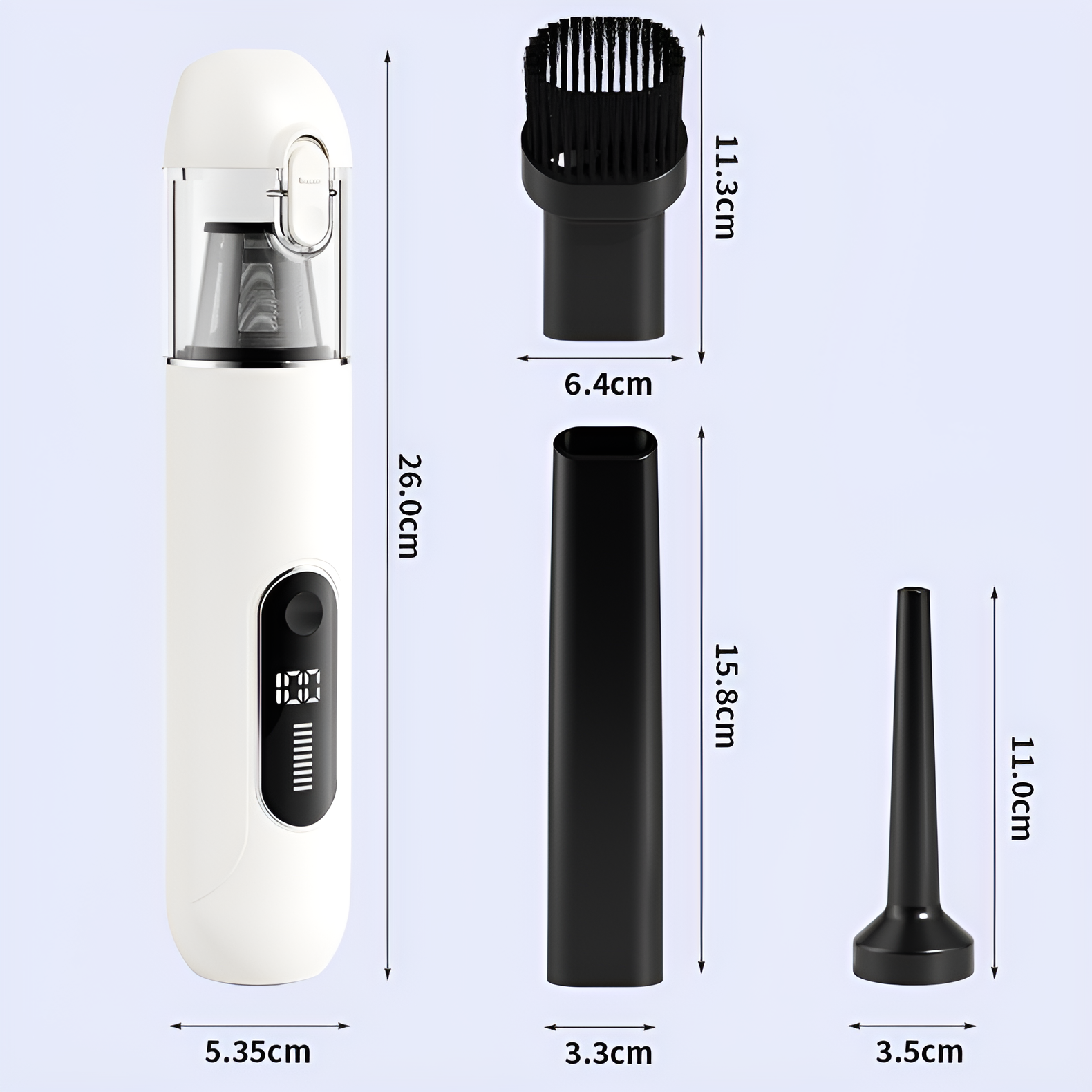 車用ハンドヘルド掃除機 小型家庭用 大型吸引ブラシレスモーター ポータブル掃除機