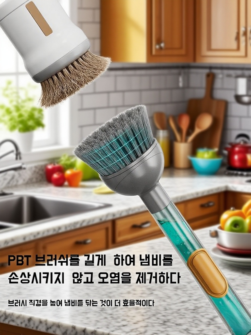 주방 청소 브러쉬 세트 구성품