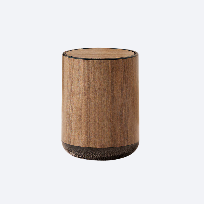 Foldable double-layer garbage bin
