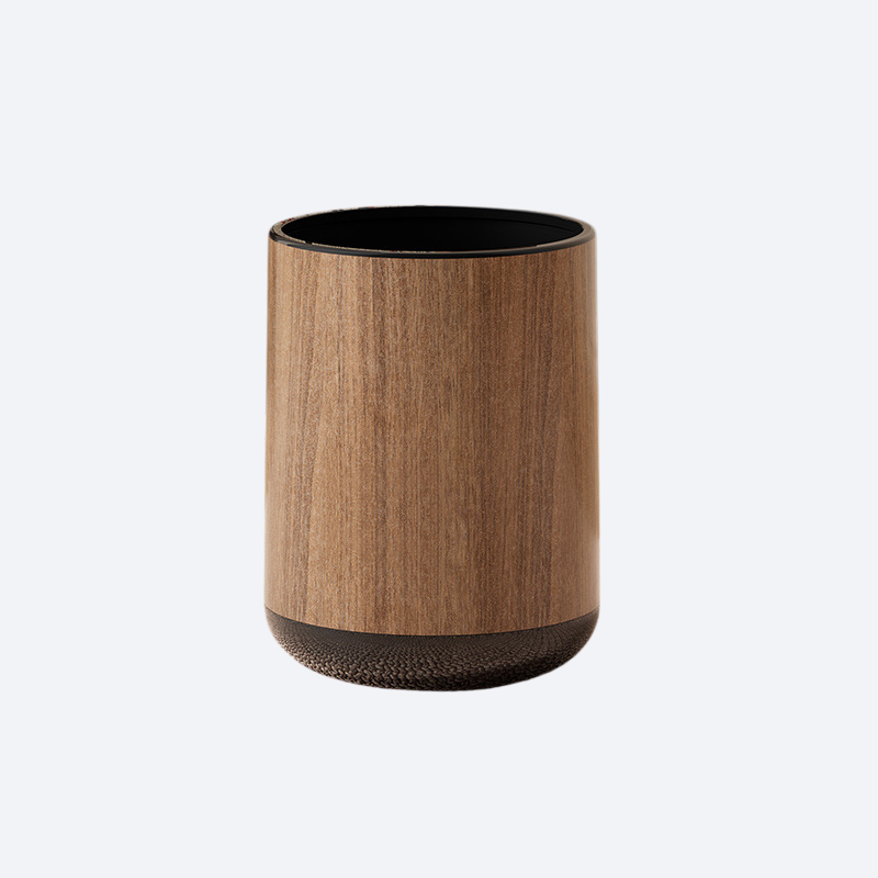 Foldable double-layer garbage bin