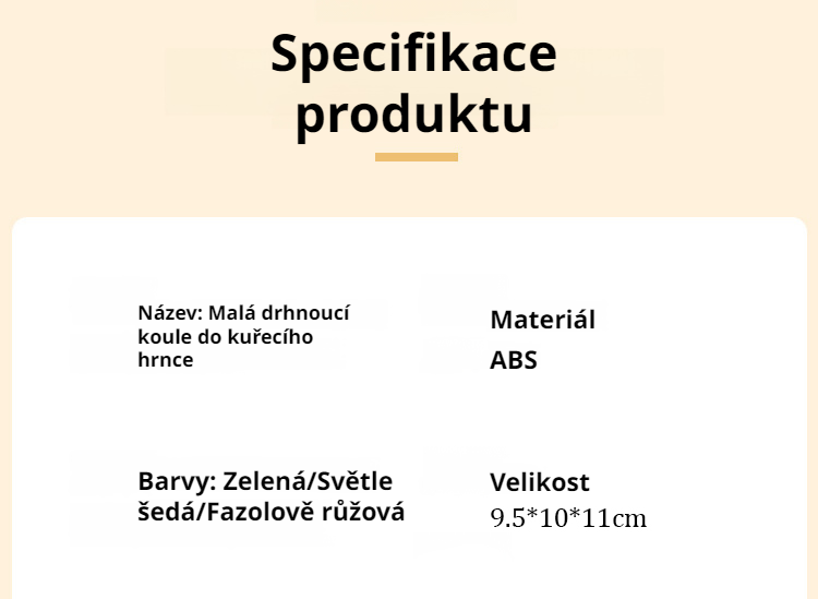 Inovativní design čistícího kartáče pro kuchyň
