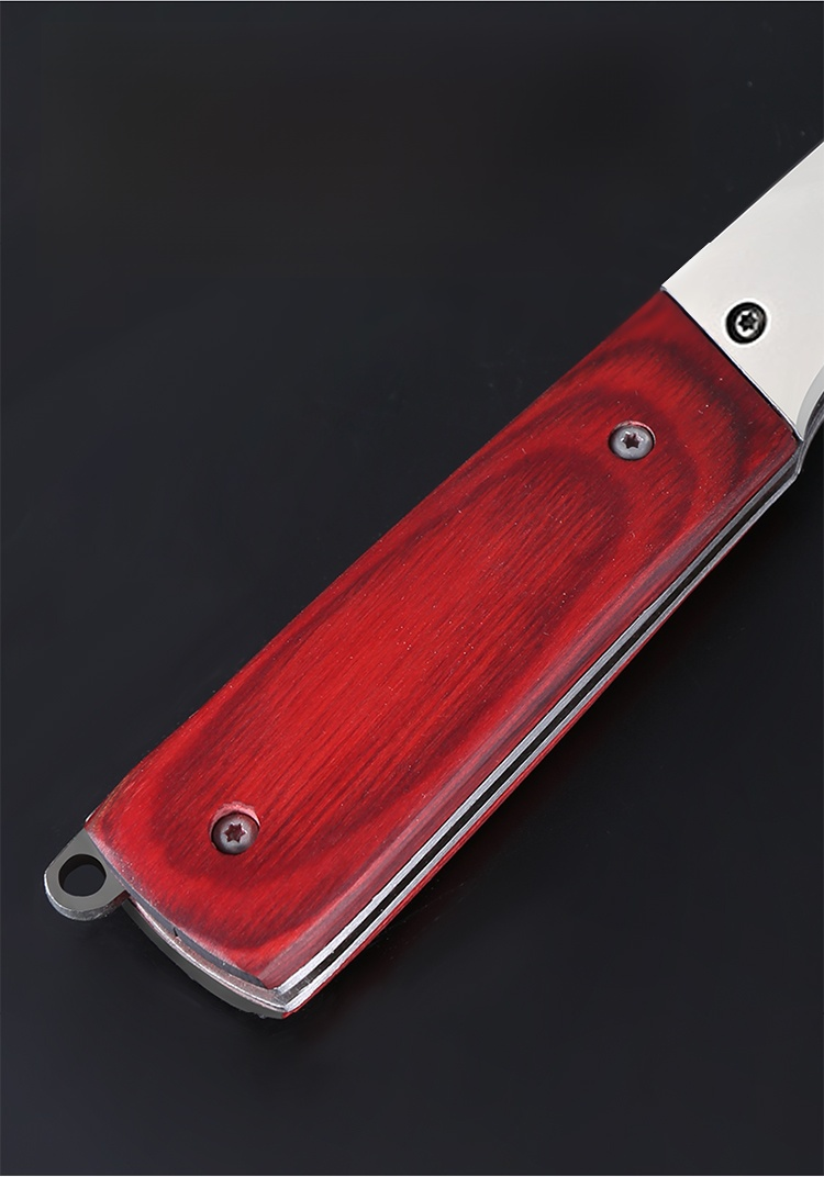 Klappbares Pfropfmesser mit Holzgriff