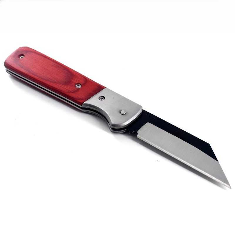 Klappbares Pfropfmesser mit Holzgriff