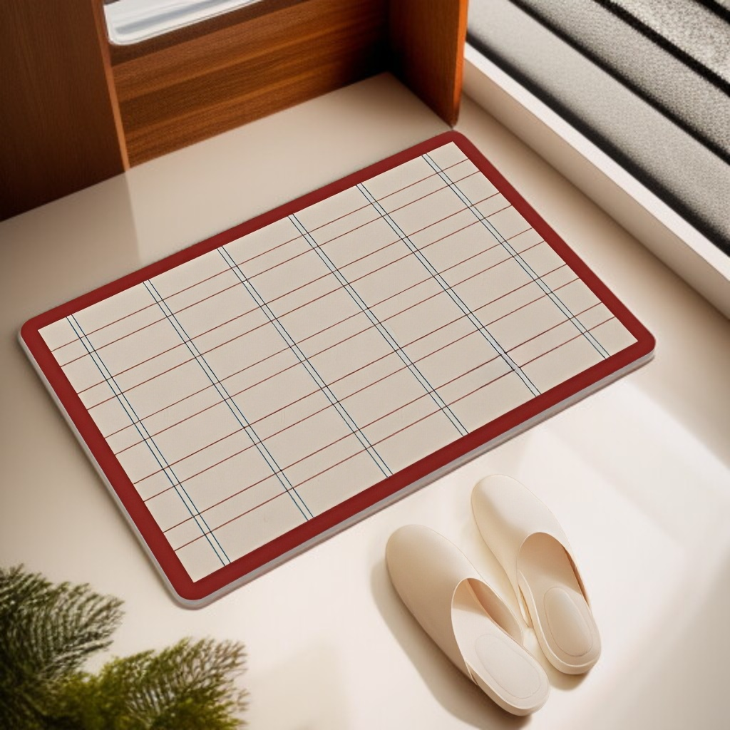 易清潔矽藻泥地墊使用示範