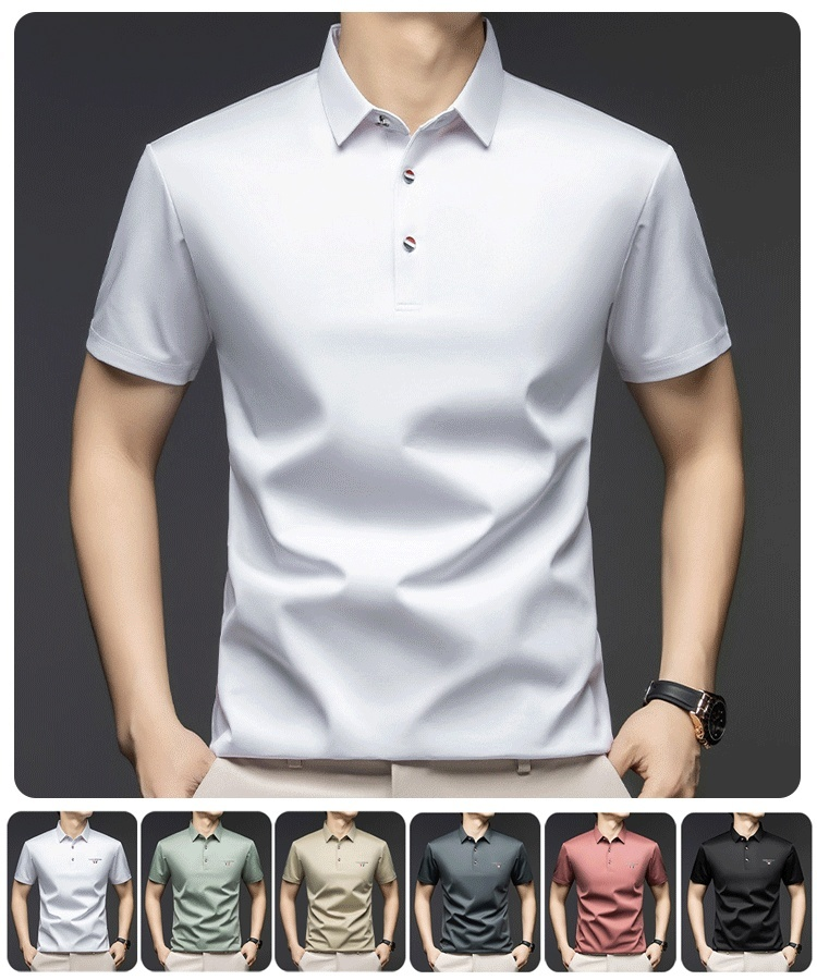 통기성 남성 폴로 반팔 셔츠