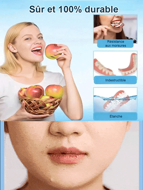 【Nouvelle découverte britannique】Appareil dentaire en silicone imitant les dents